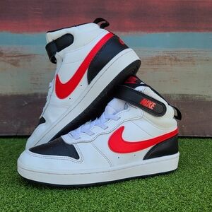 Kids Nike Court Borough Mid Sneakers